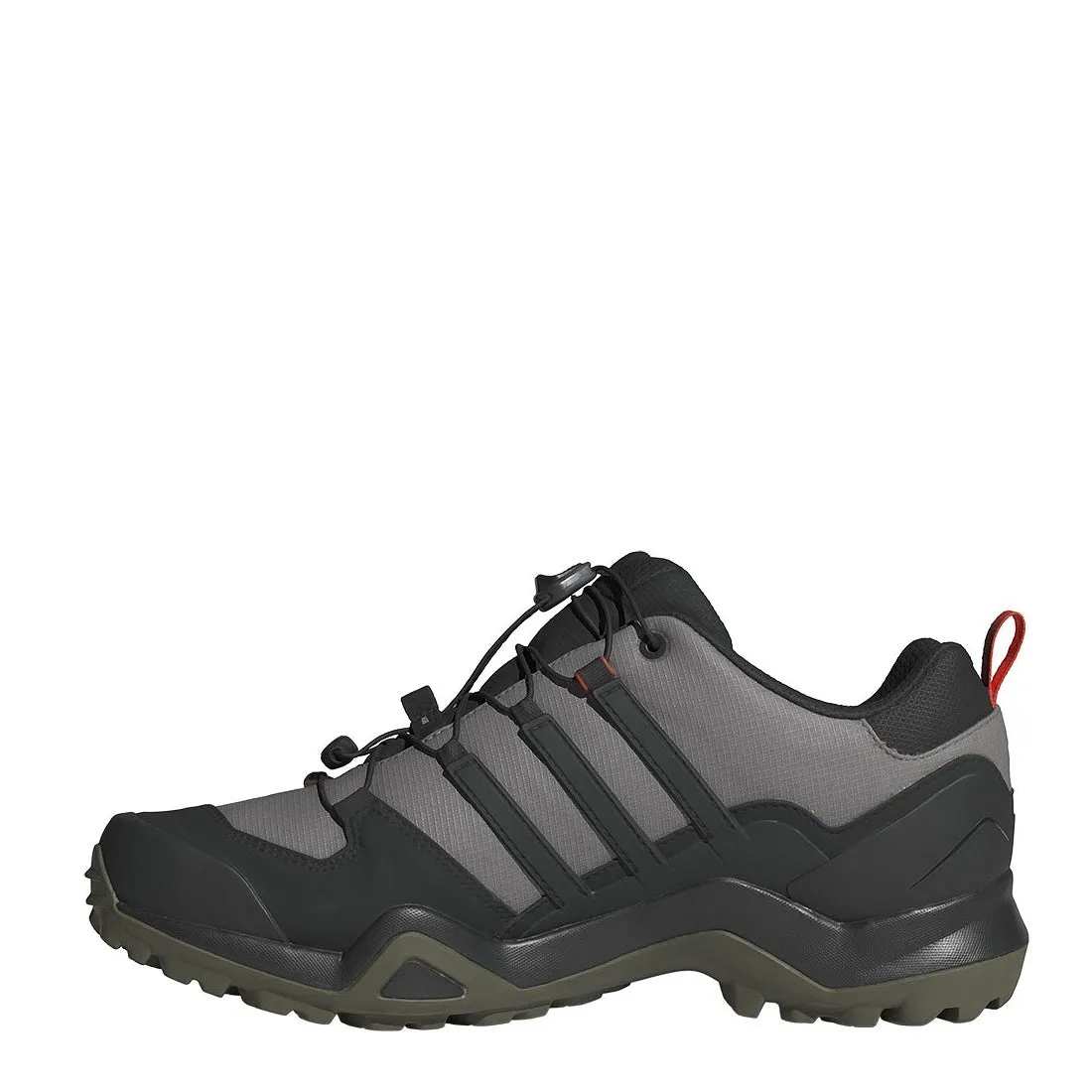 Hot Deal Adidas Terrex Swift R2 Gore-Tex Hiking Shoes Charcoal Grey / Core Black / Olive Stratus  Limited Availability!