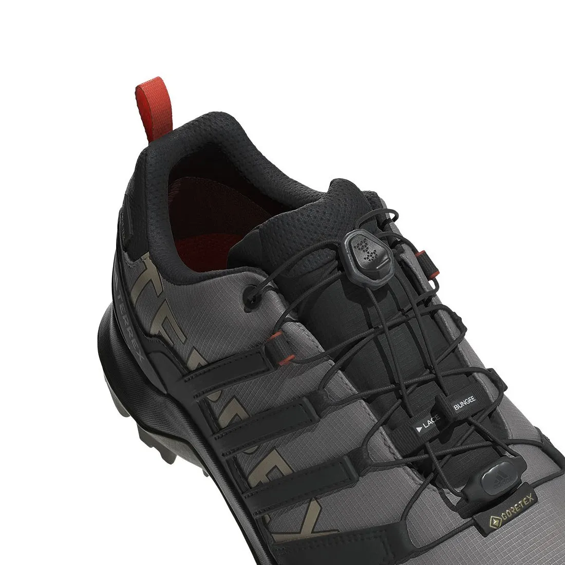 Hot Deal Adidas Terrex Swift R2 Gore-Tex Hiking Shoes Charcoal Grey / Core Black / Olive Stratus  Limited Availability!