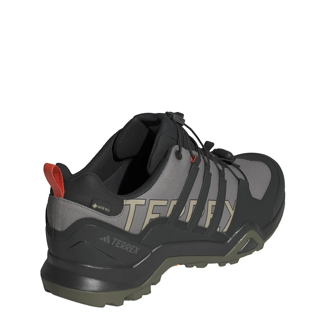 Hot Deal Adidas Terrex Swift R2 Gore-Tex Hiking Shoes Charcoal Grey / Core Black / Olive Stratus  Limited Availability!