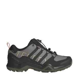 Hot Deal Adidas Terrex Swift R2 Gore-Tex Hiking Shoes Charcoal Grey / Core Black / Olive Stratus  Limited Availability!