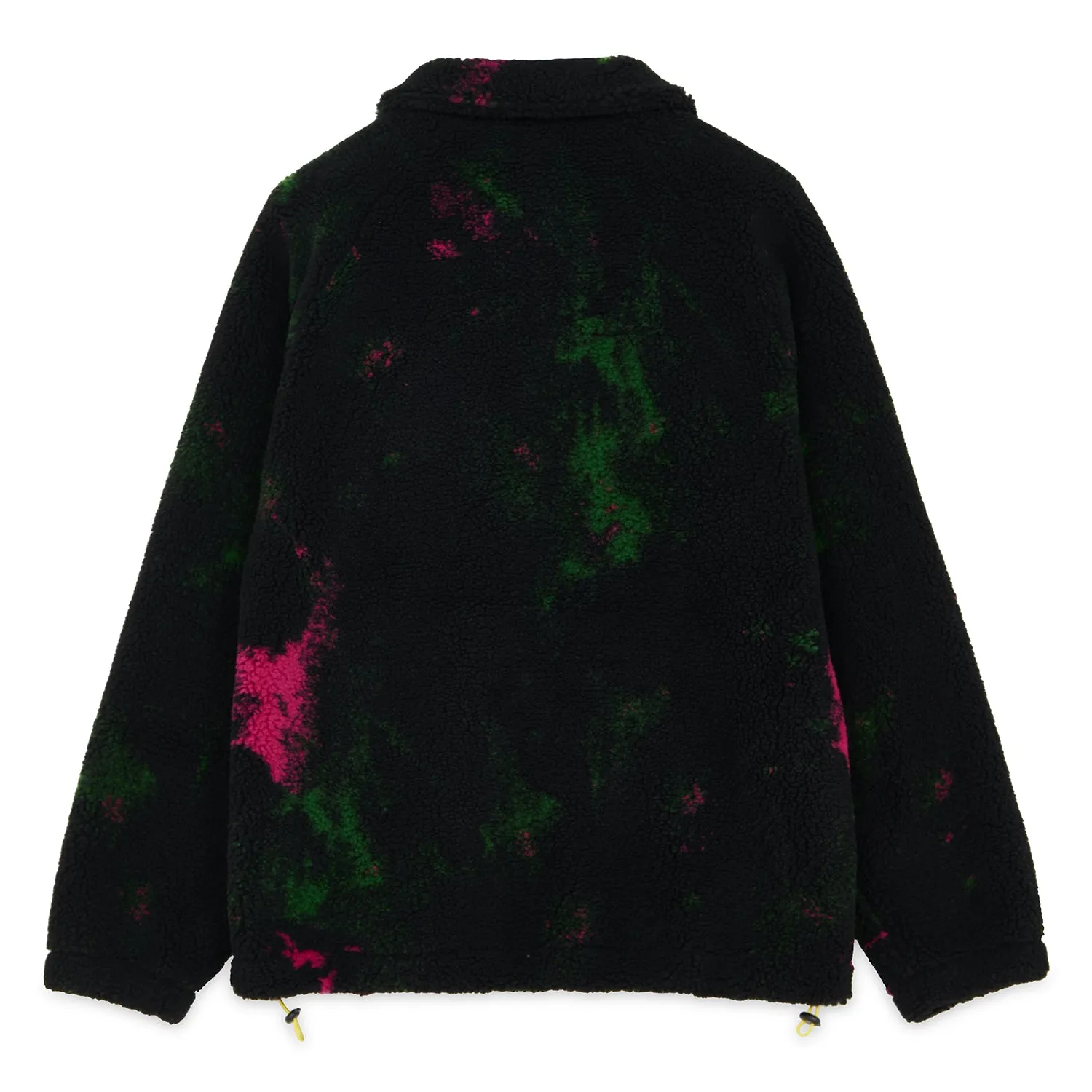 Iuter Tie Dye Fur Zip Neck Sweatshirt