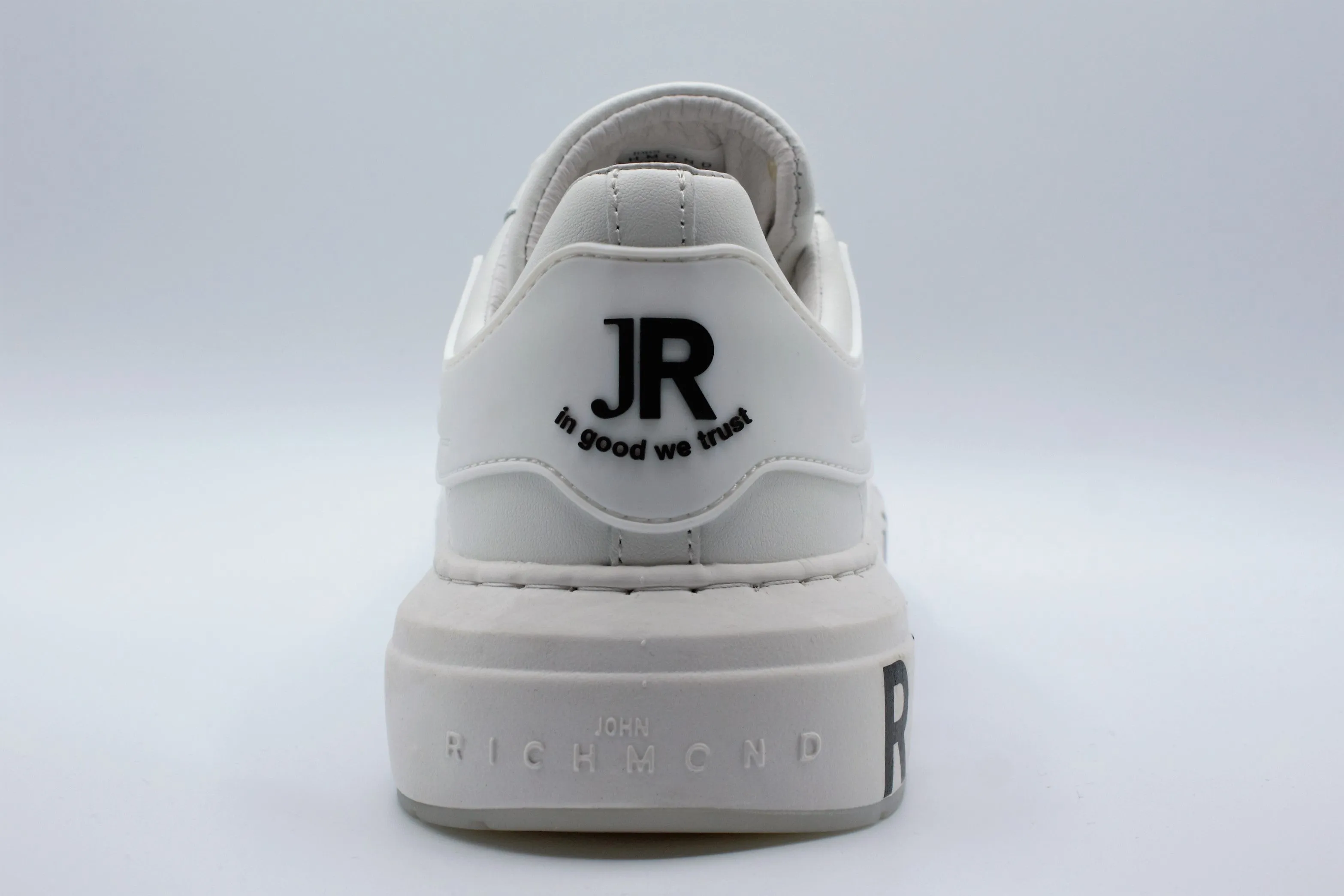 John Richmond White Black Sneakers
