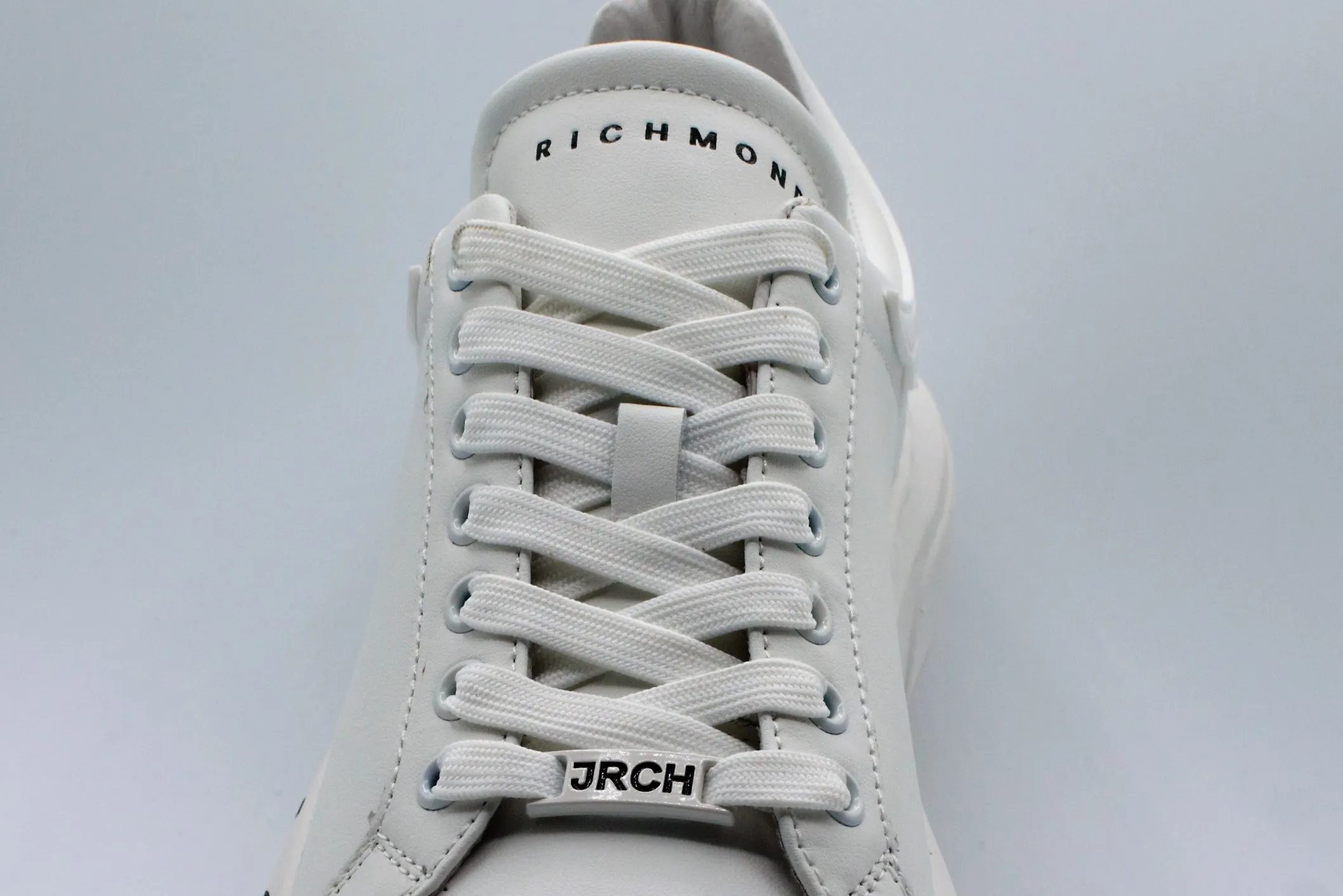 John Richmond White Black Sneakers