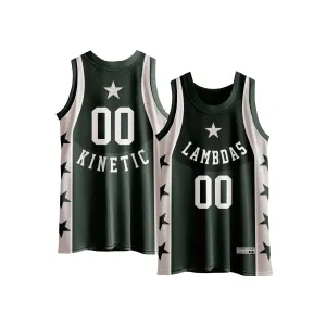 Lambda Phi Epsilon - Star Studded Basketball Jersey