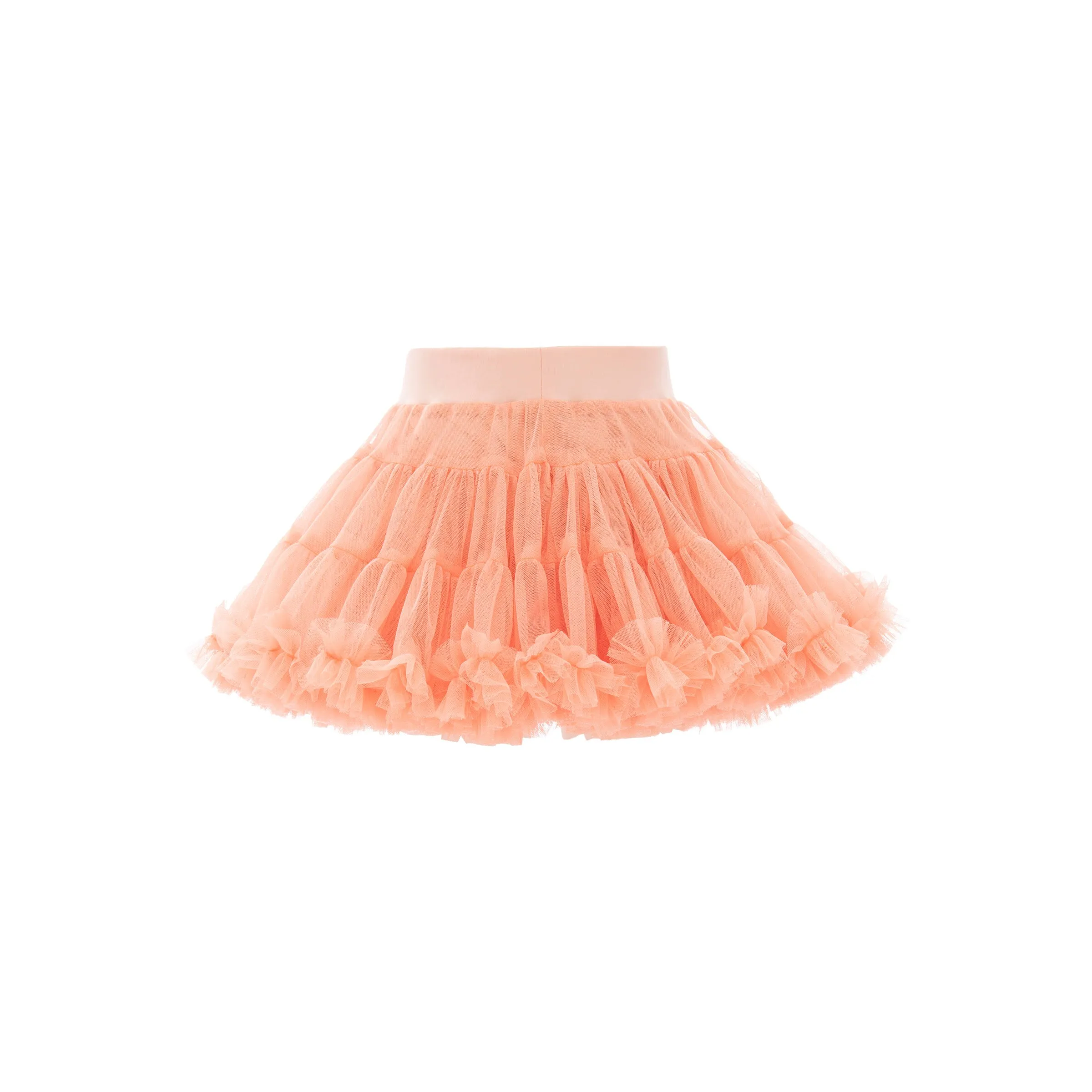 Orange Peach Bow Tutu Skirt