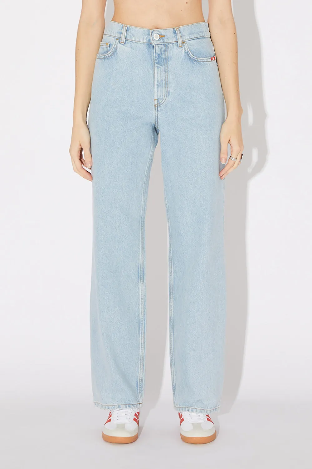 Pantalone Amish Jenny Broken Bleach Denim