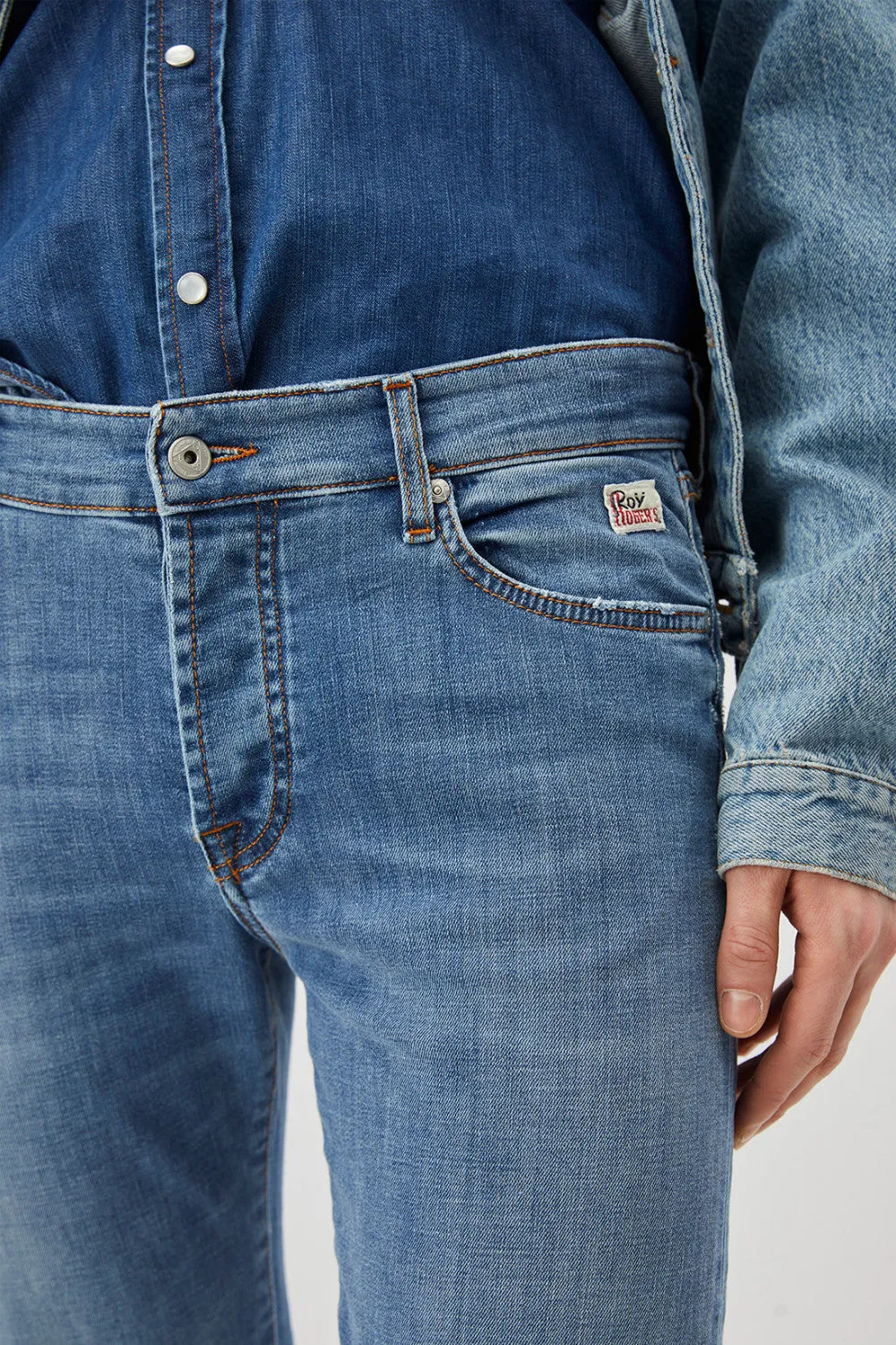 Pantalone Roy Roger's New 529 Denim Light Elas.