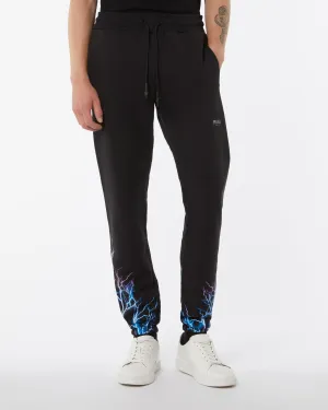 Phobia Black With Blue/Purple Lightning Pants