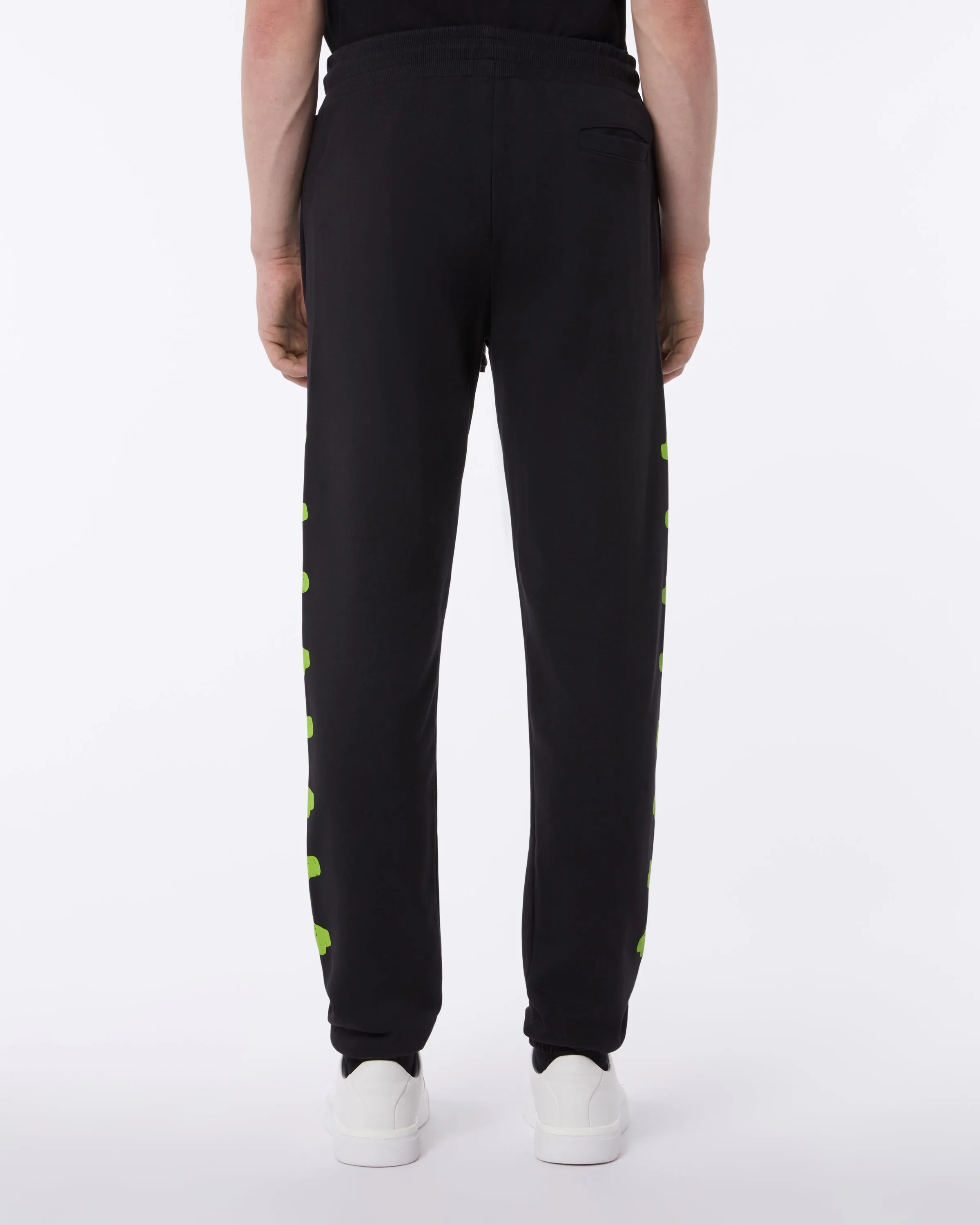 Phobia Black With Green Cross Bones Pants