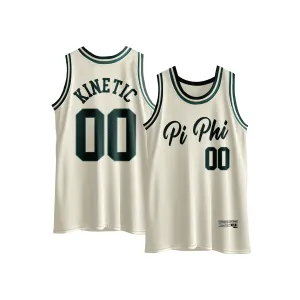 Pi Beta Phi - Buttercream Basketball Jersey