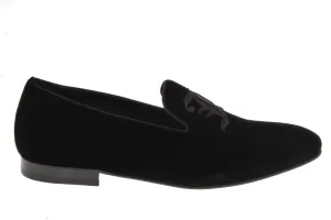 Premium Quality Embroidered Velvet Leather Loafer  Limited Stock!