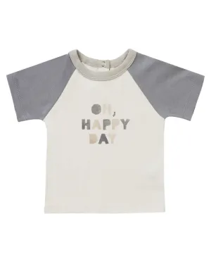 Quincy Mae Color Block Raglan Tee