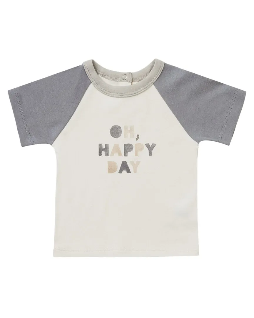 Quincy Mae Color Block Raglan Tee
