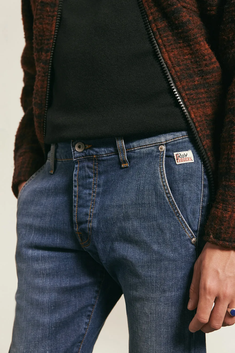 Roy Rogers New Elias Soft Denim Elast Pants.