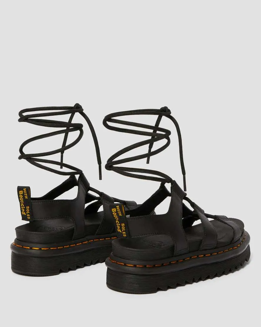 Sandali Dr Martens Nartilla Black Hydro Leather