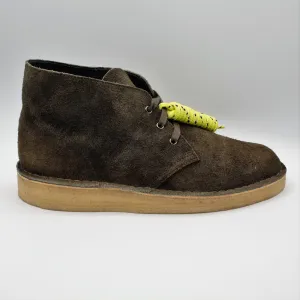 Scarpe Clarks Desert Coal Olive Suede
