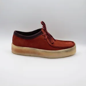 Scarpe Clarks Wallabee Cup Burgundy Nubuck
