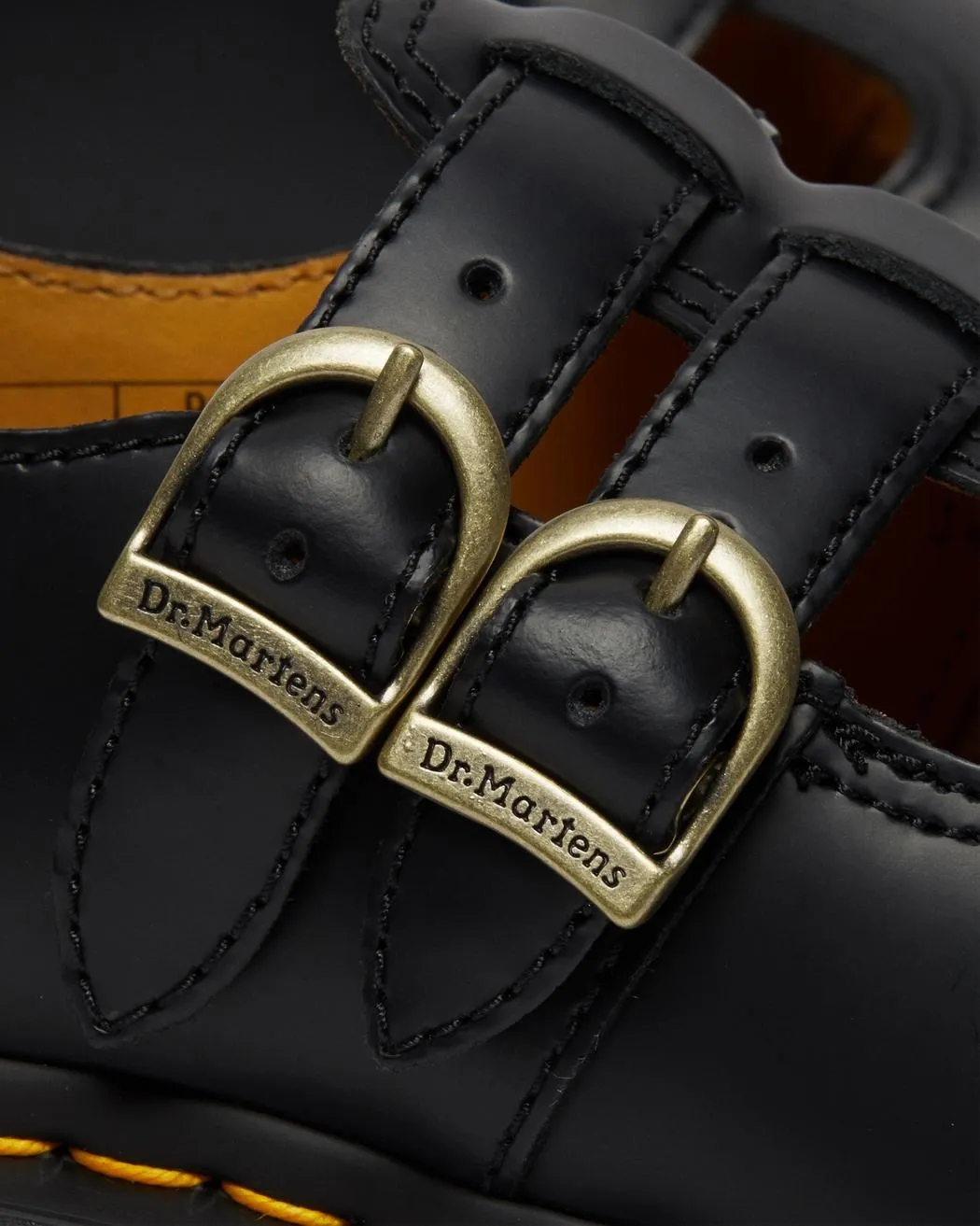 Scarpe Dr Martens 8065 Mary Jane Black Smooth