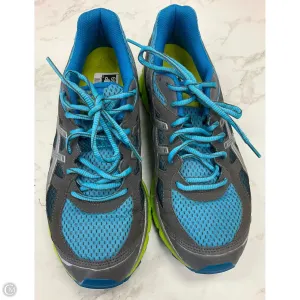 Shoes Athletic By Asics In Blue & Grey, Size: 9.5
