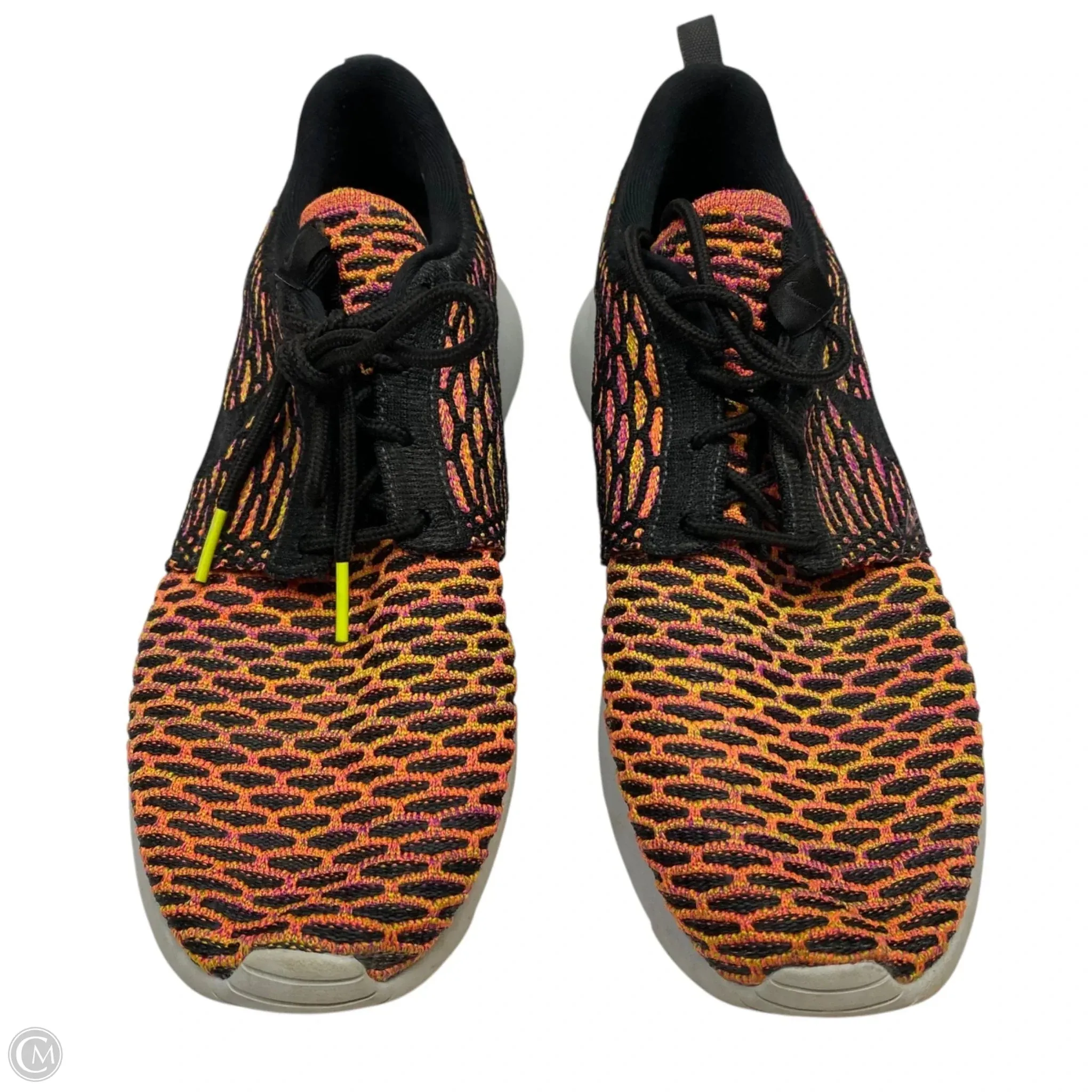 Shoes Athletic By Nike In Pink & Yellow, Size: 9