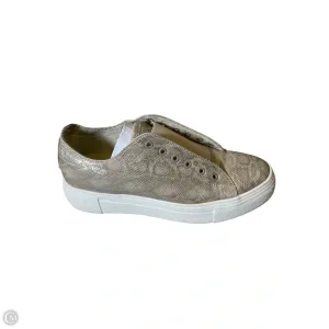 Shoes Athletic By Very Volatile In Gold, Size: 7.5