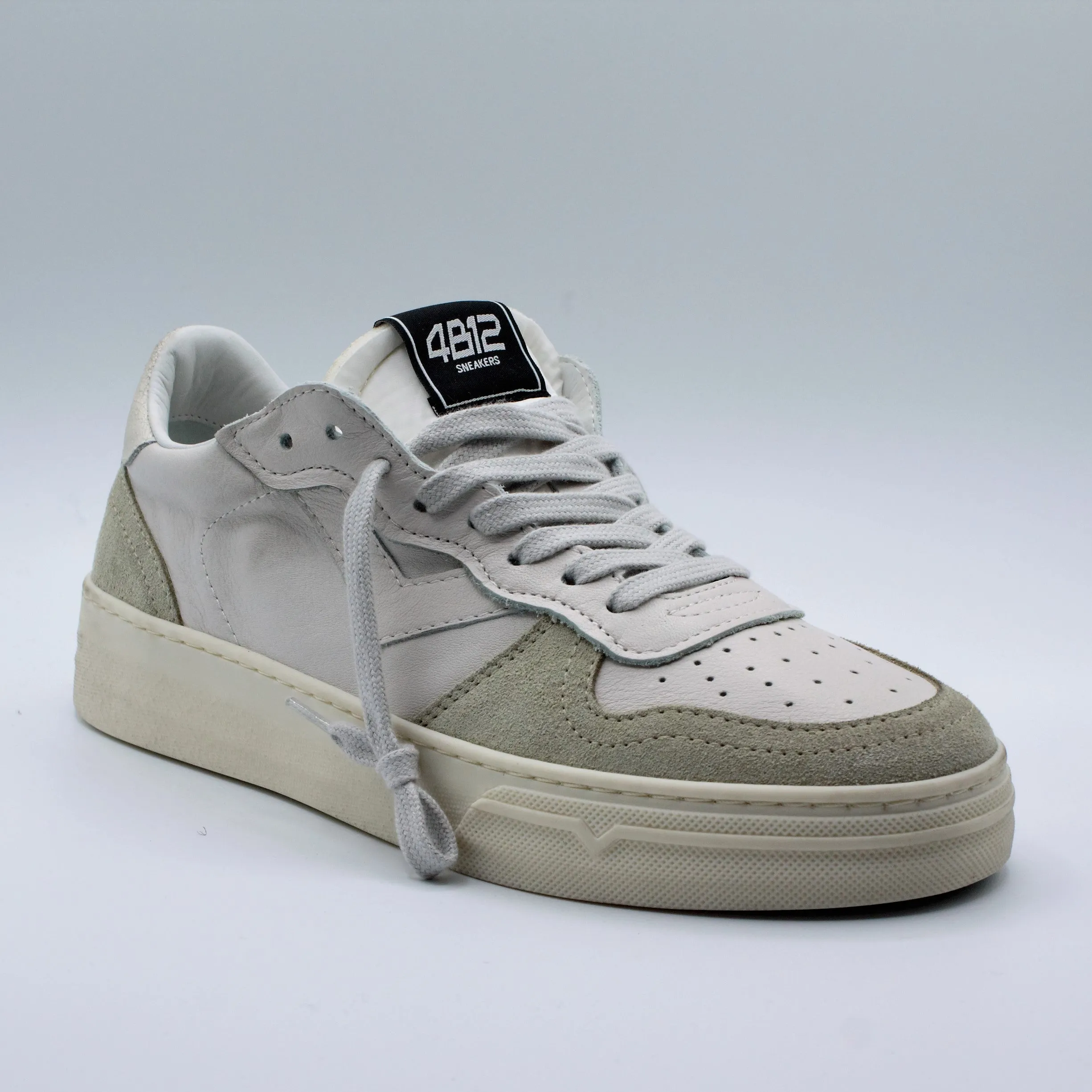 Sneakers 4B12 Hyper Bianco/Bianco Craccato