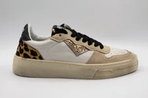 Sneakers 4B12 Hyper Leo/Beige/Bianco