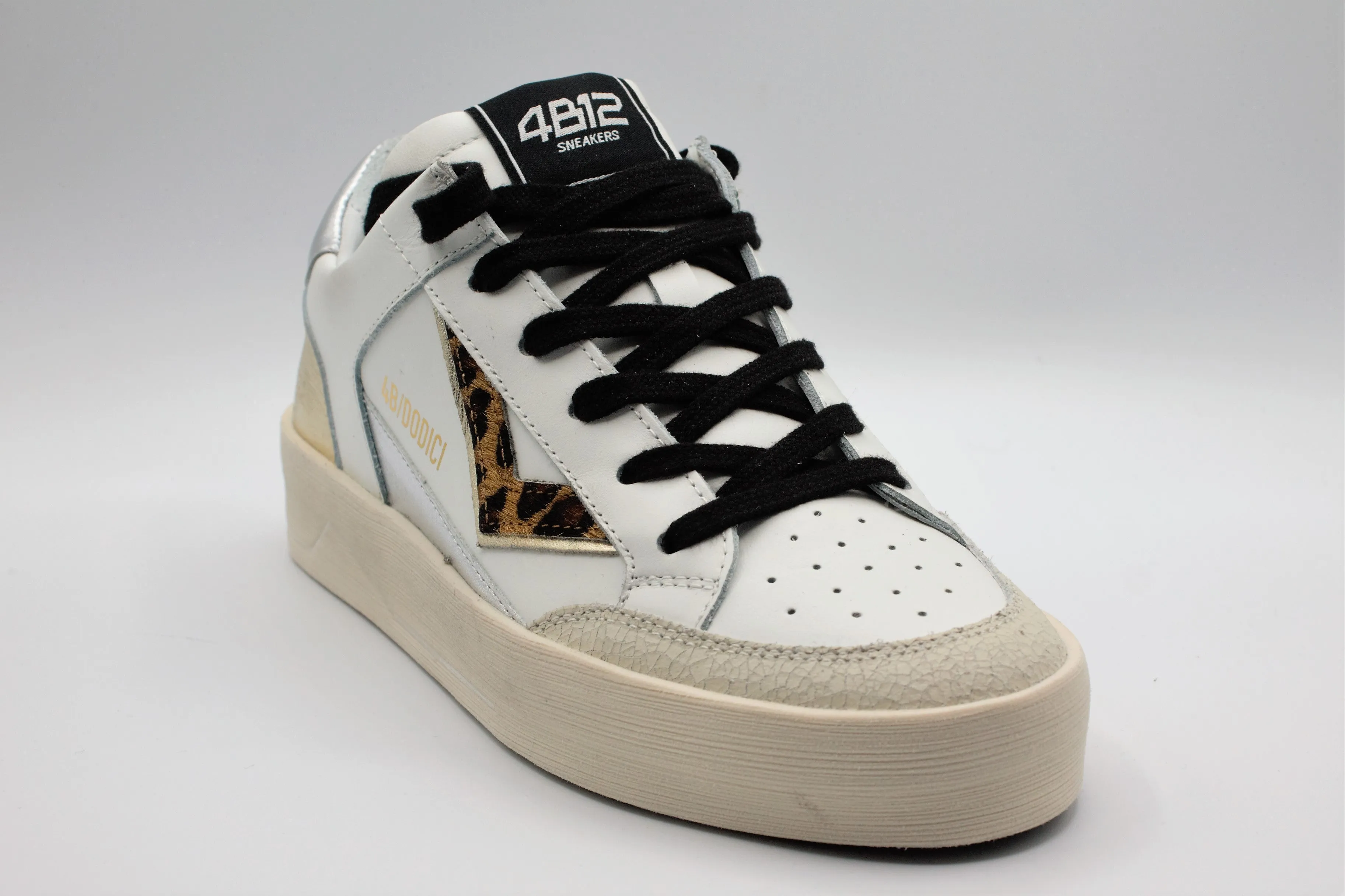 Sneakers 4B12 Kyle Platino/Bianco
