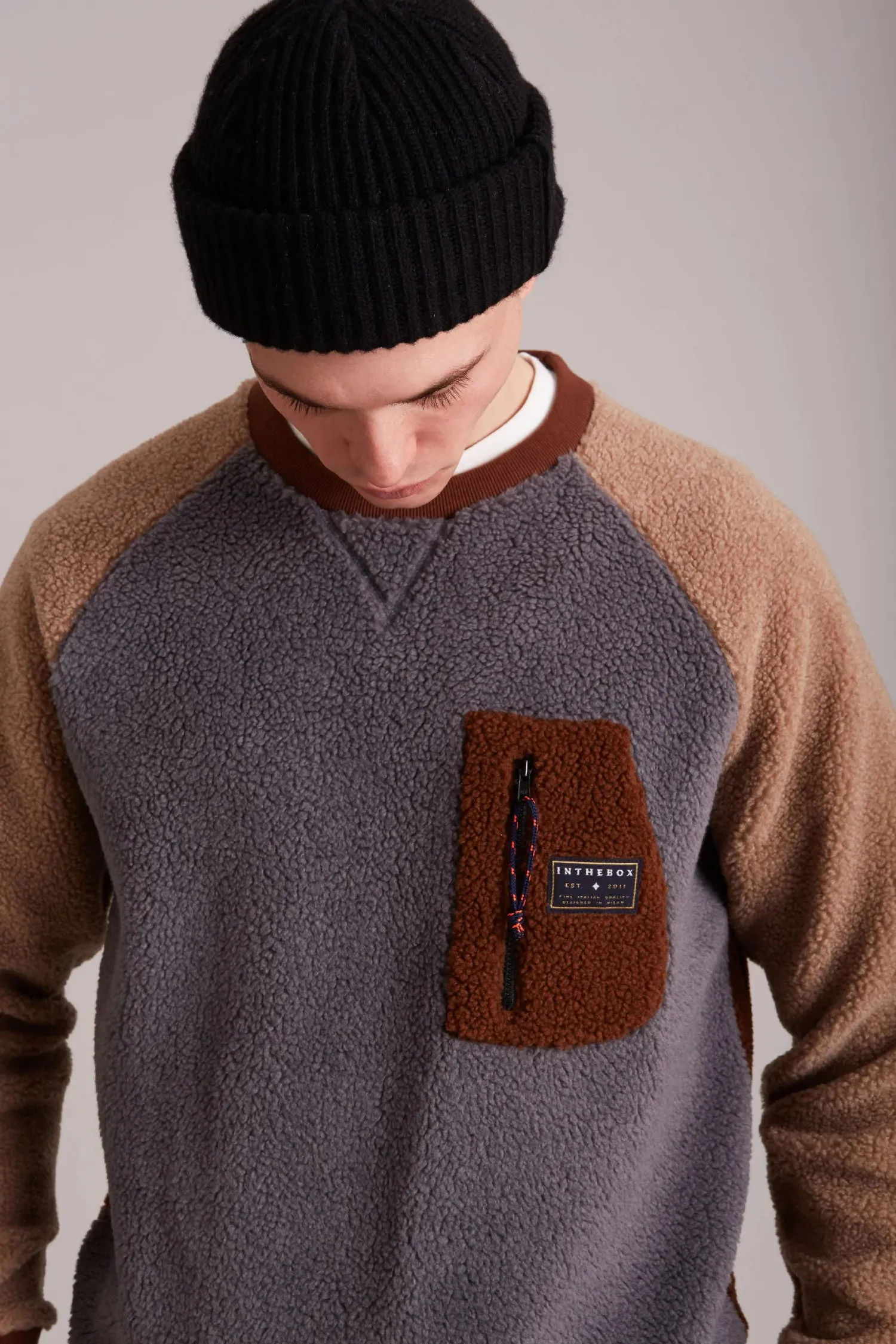 Sweatshirt In The Box Teddy Bear Round Neck Color
