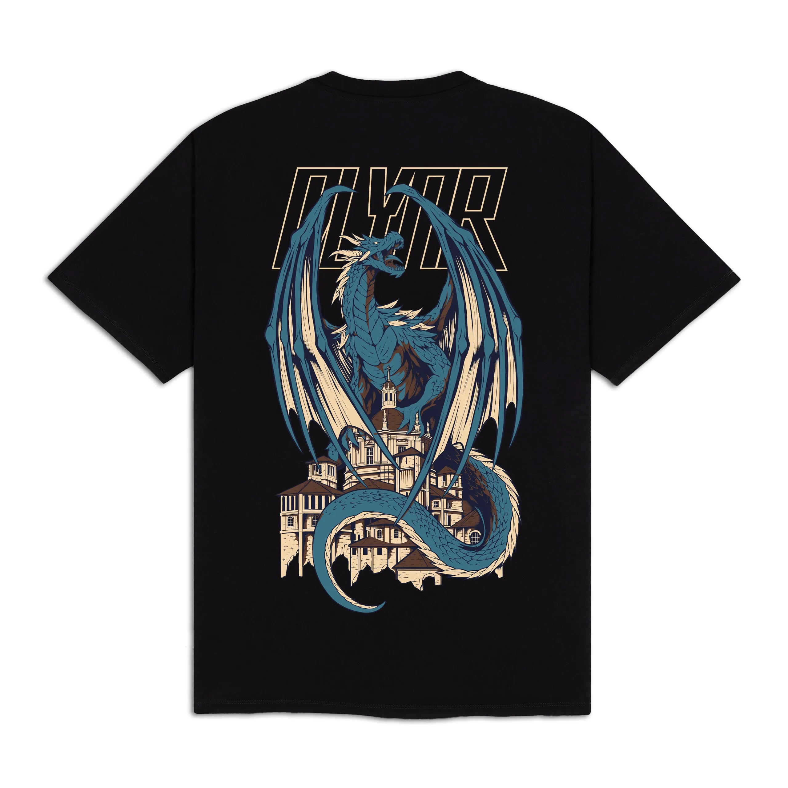 T-shirt Dolly Noire Blue Dragon Tee
