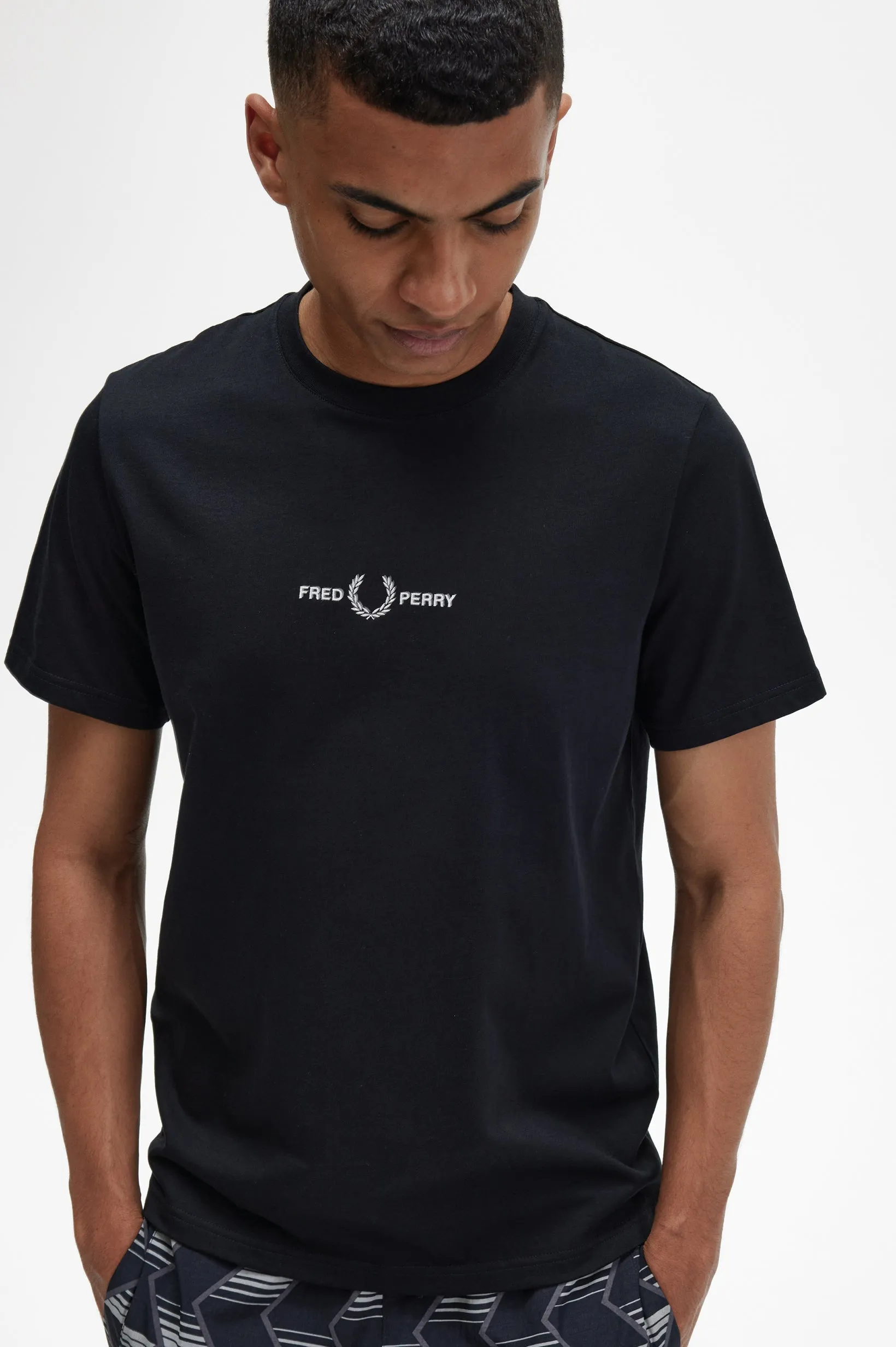 T-shirt Fred Perry Embroidered
