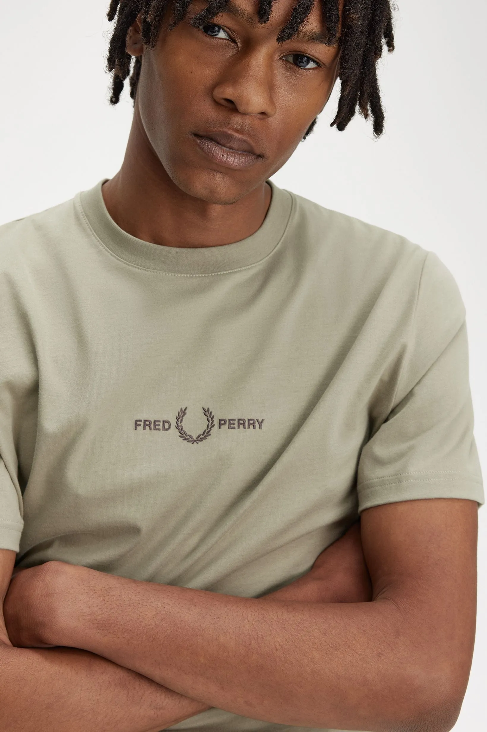 T-shirt Fred Perry Embroidered