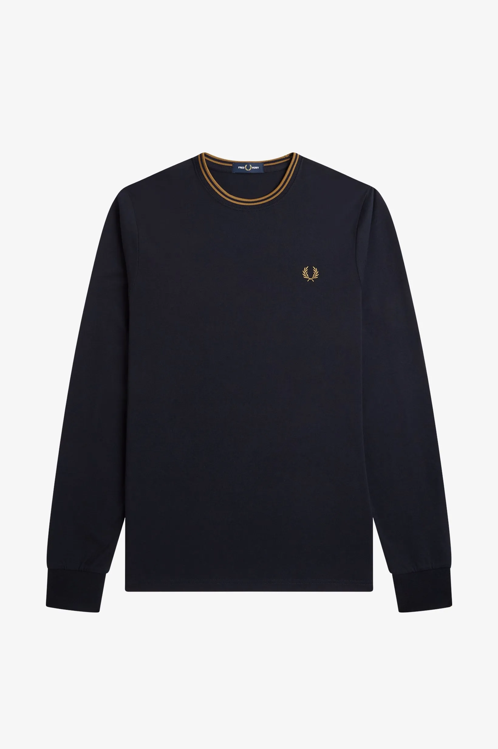 T-Shirt Fred Perry LS Twin Tipped