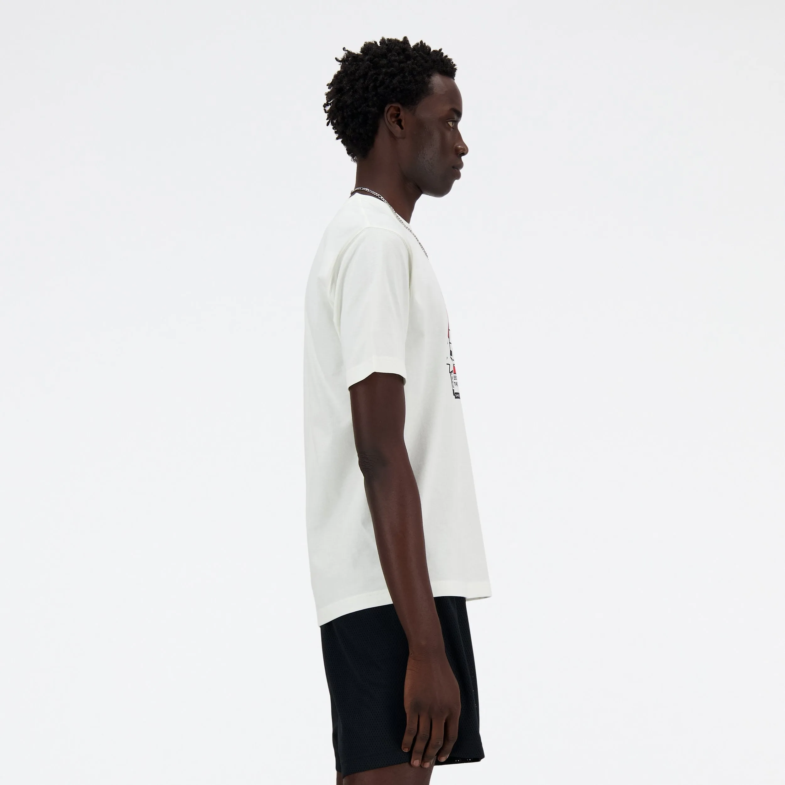 T-shirt New Balance AD Relaxed Sea Salt