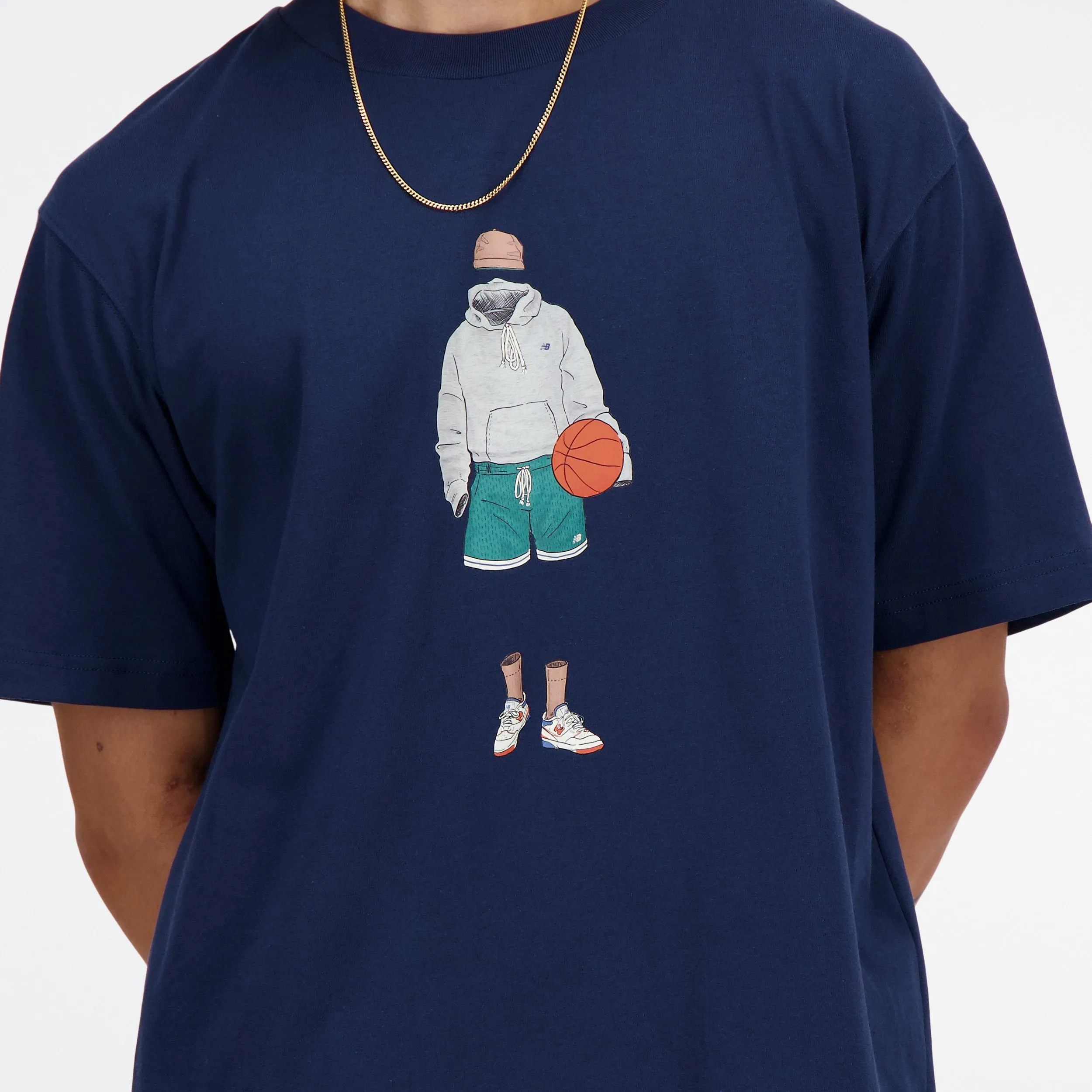 T-shirt New Balance Basketball Style Navy