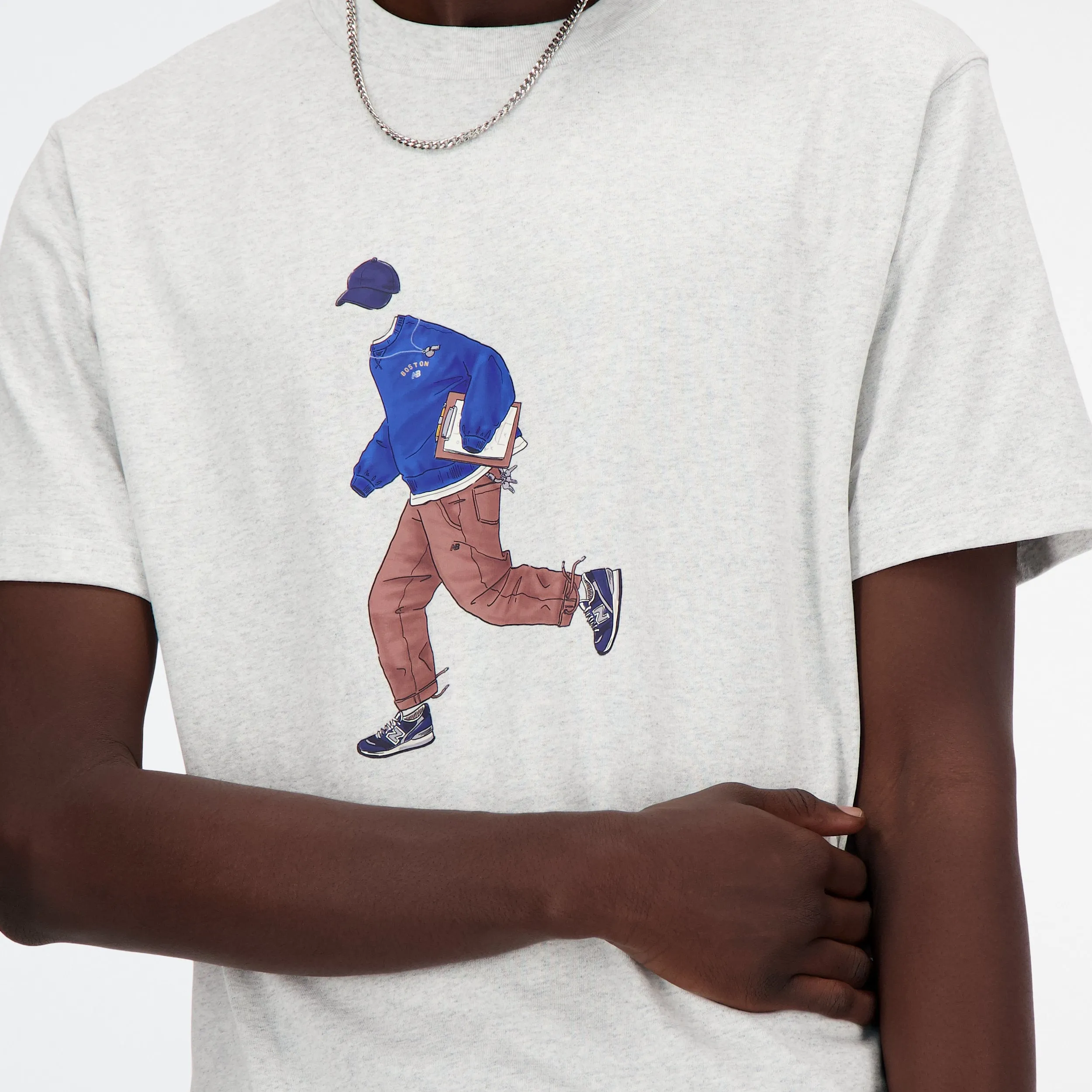 T-shirt New Balance Sport Style Ash Heather