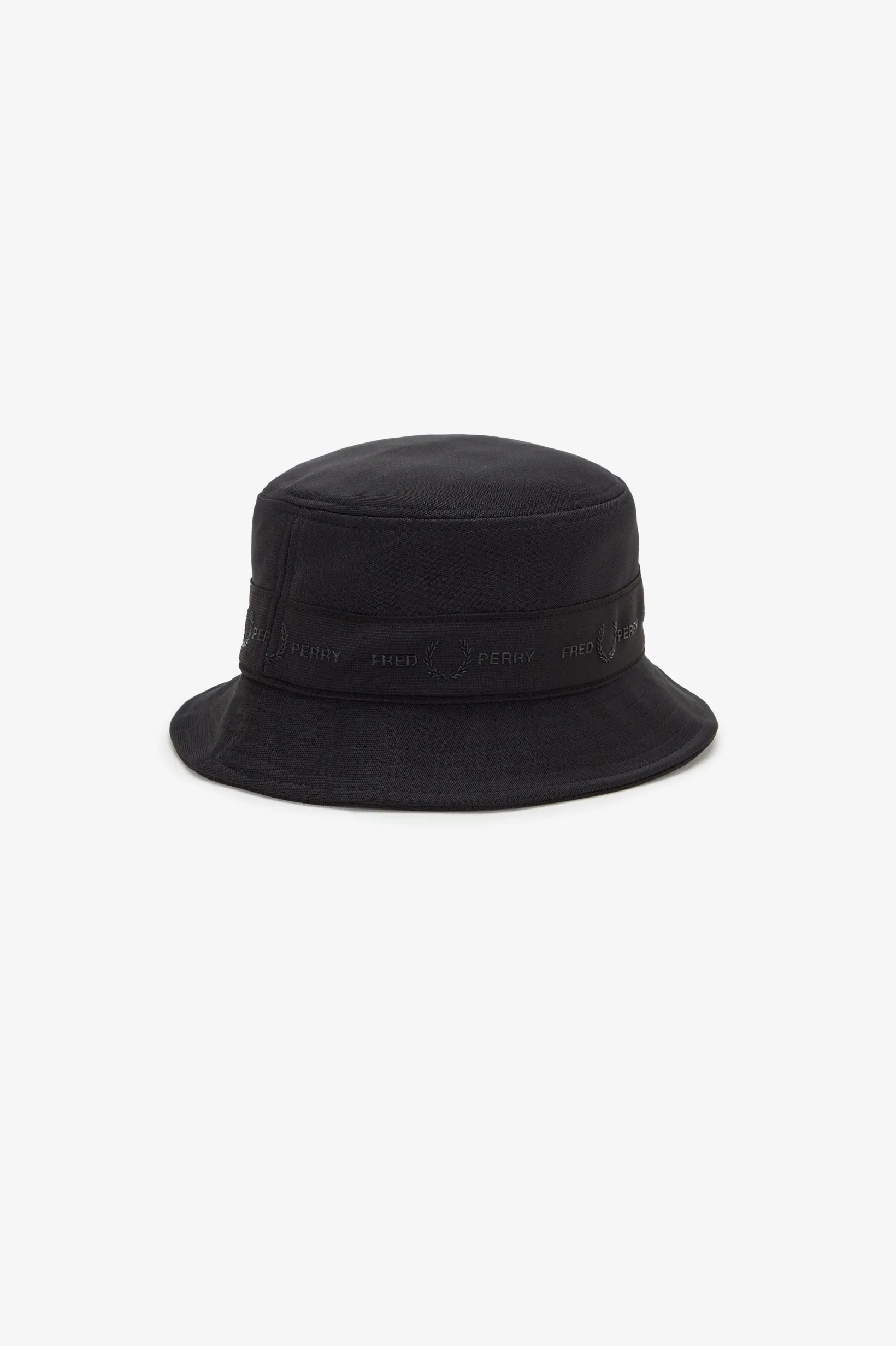 TONAL TAPE TRICOT BUCKET HAT