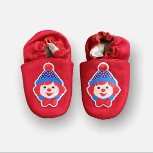 Trendy 2025 Gymboree Soft Sole Red Leather Shoes 3 Months  Last Chance!