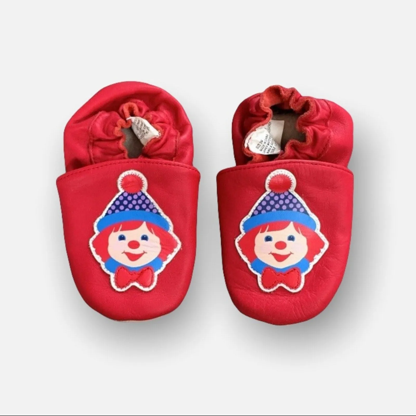 Trendy 2025 Gymboree Soft Sole Red Leather Shoes 3 Months  Last Chance!