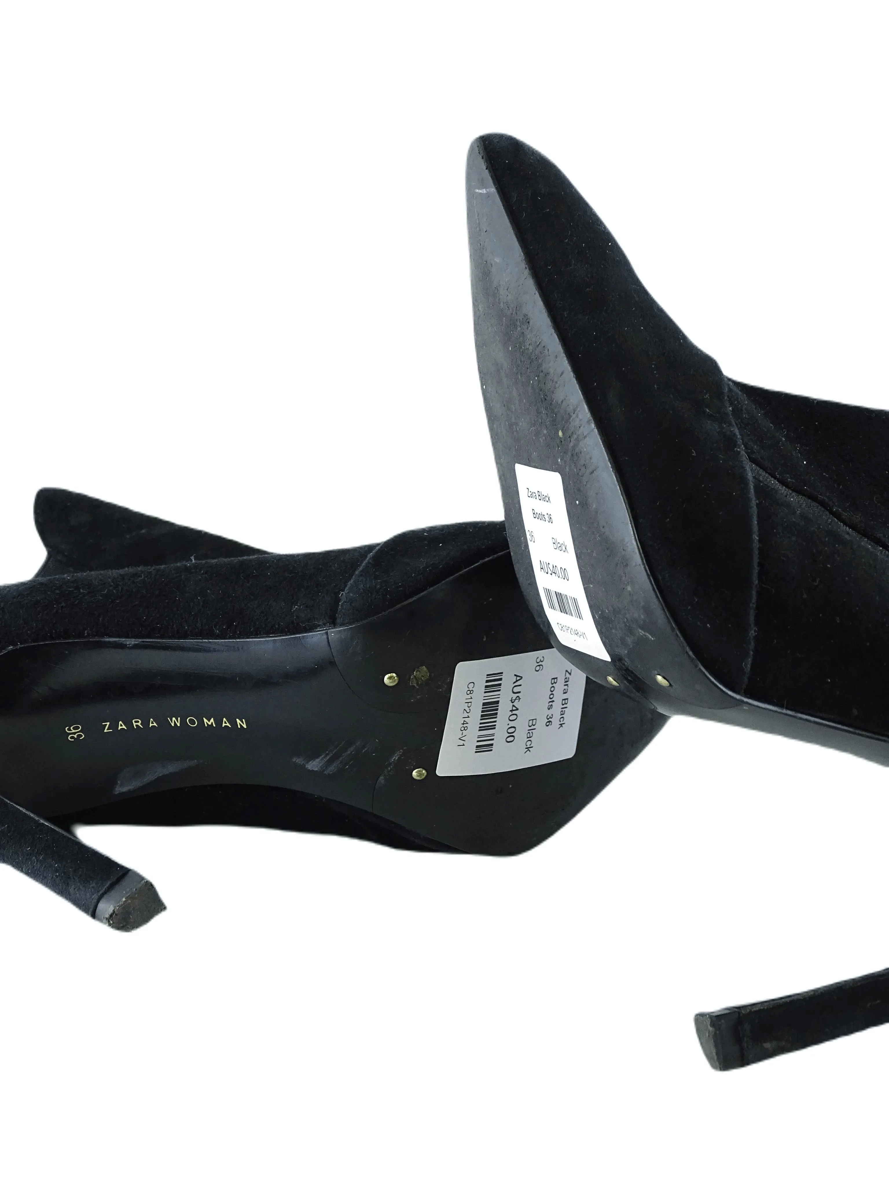 Zara Black Boots 36